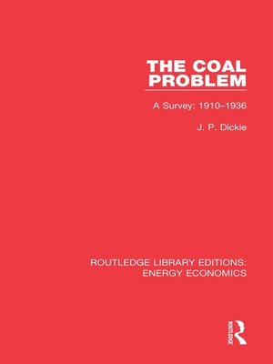 cover image of The Coal Problem